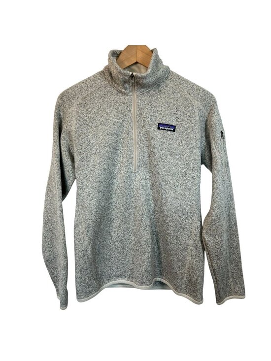 Patagonia Jackets & Blazers - Patagonia Better Sweater Women L 1/4 Zip Pullover Gray Heather Fleece Outdoor
